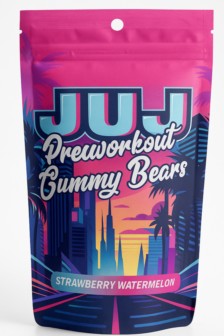 (Preorder) Juj Pre-Workout Gummy Bears (15 Servings)