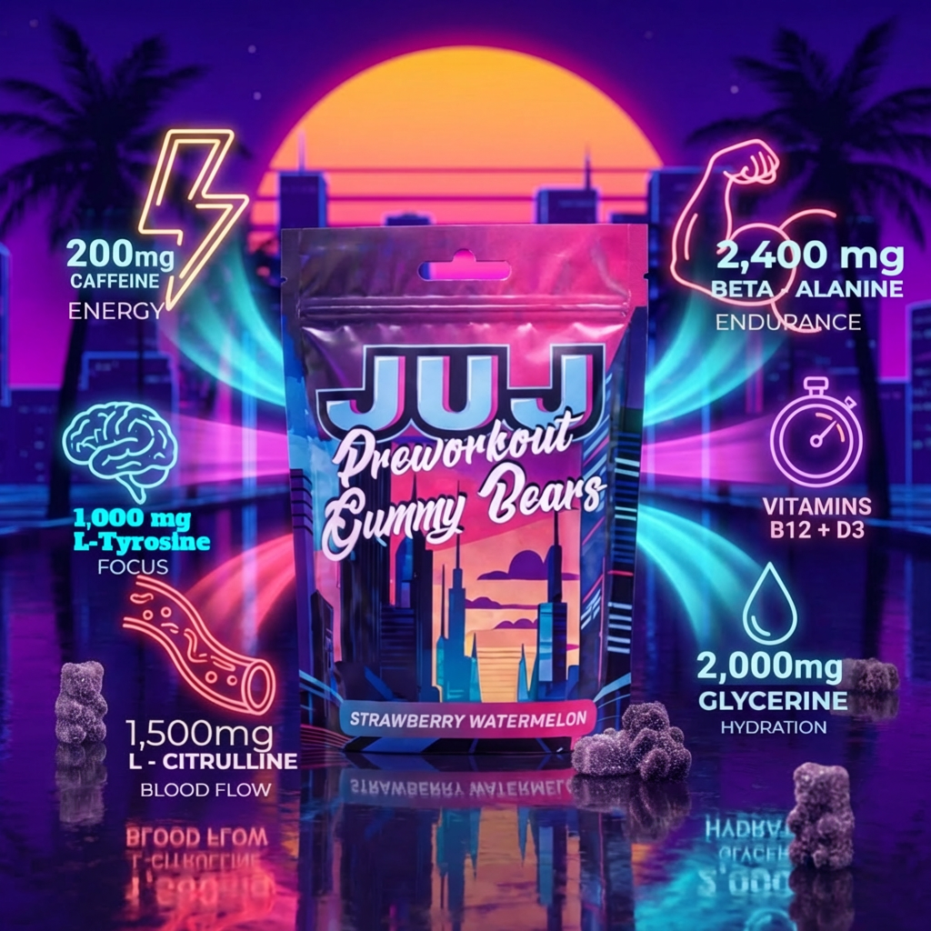 (Preorder) Juj Pre-Workout Gummy Bears